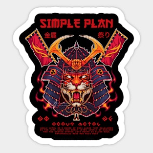 simple plan Sticker